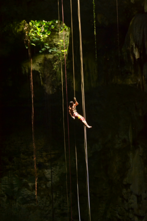 Rappelling In The Mayan Jungle at Tamy Tours